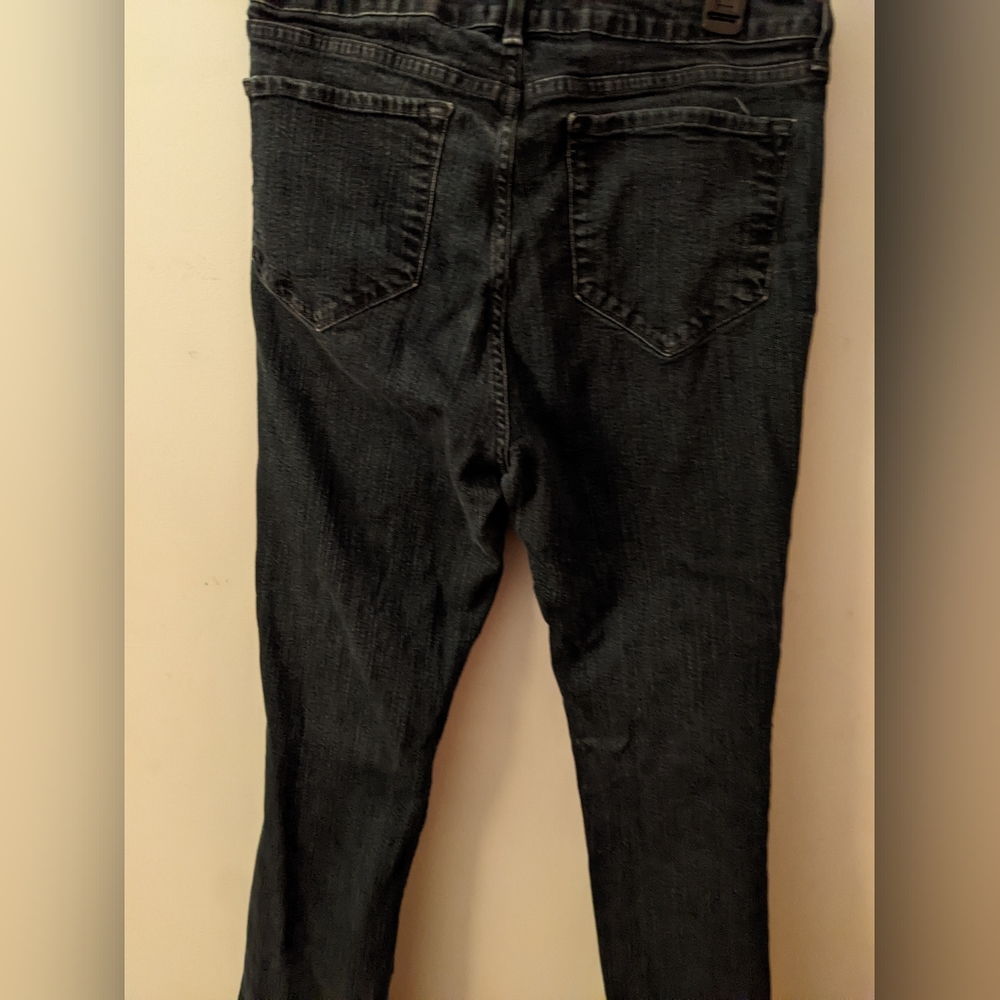 VTG NYDJ Size 16 Dark Navy Blue Bootcut Denim Jeans made in USA